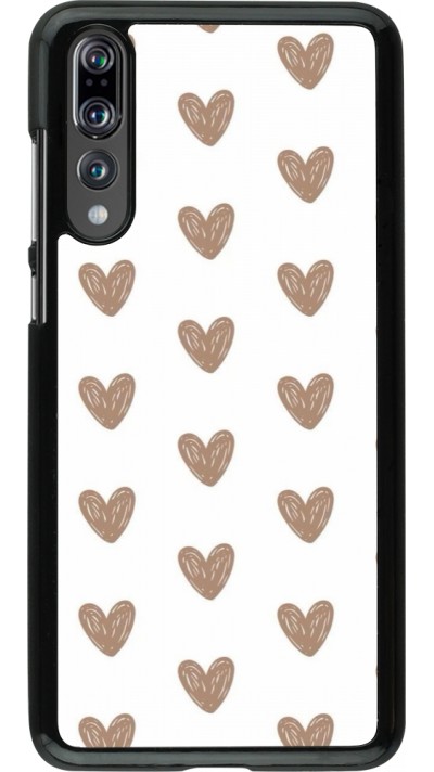 Huawei P20 Pro Case Hülle - Autumn 2024 brown hearts
