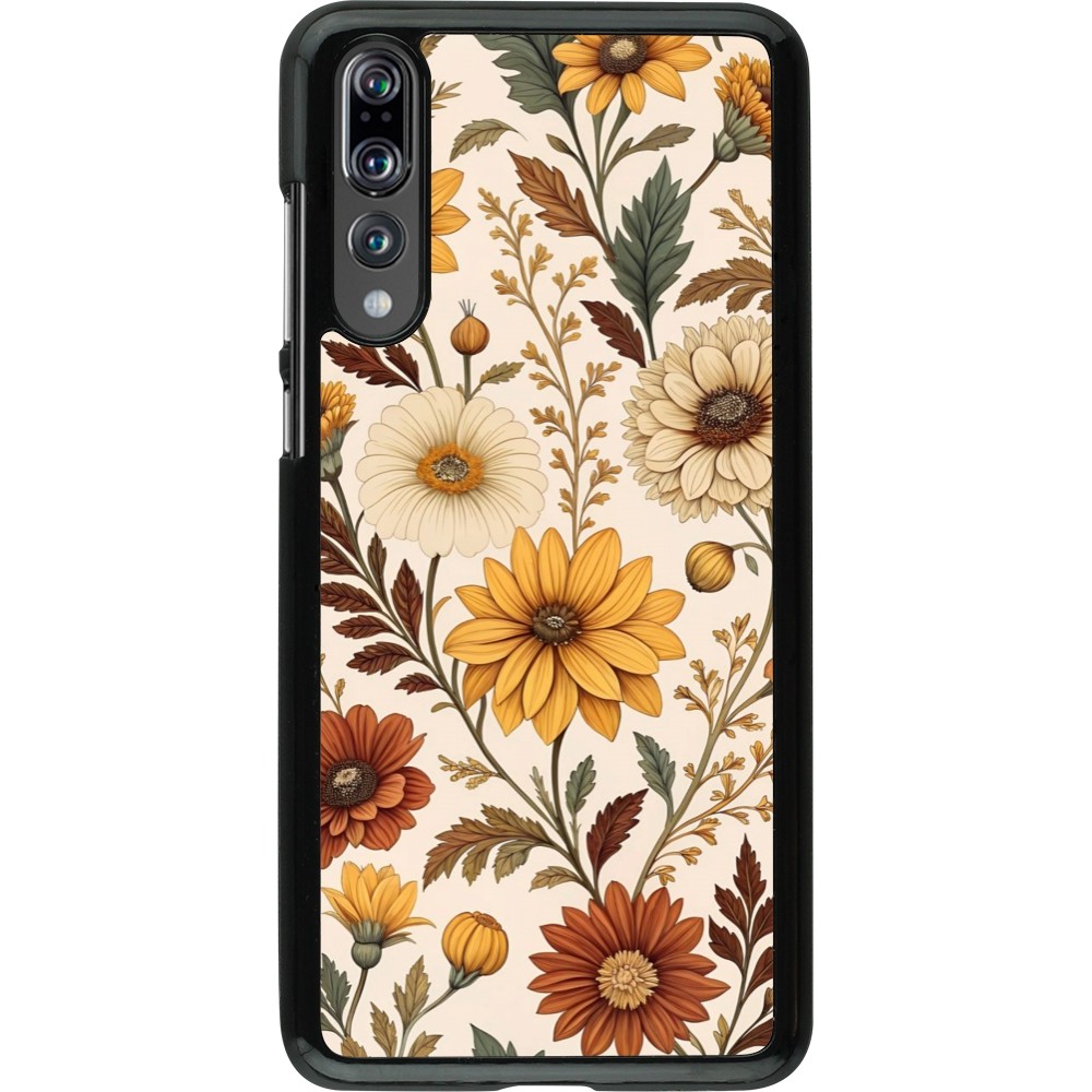 Huawei P20 Pro Case Hülle - Autumn 25 Flower pattern