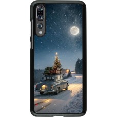 Huawei P20 Pro Case Hülle - Christmas 25 Car with Tree Xmas