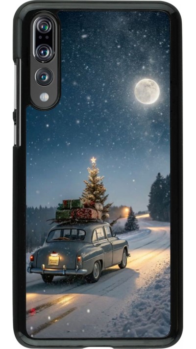 Huawei P20 Pro Case Hülle - Christmas 25 Car with Tree Xmas