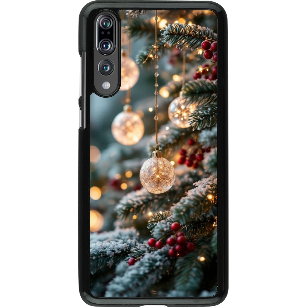 Huawei P20 Pro Case Hülle - Christmas 25 Xmas Decorated Tree