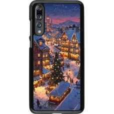 Huawei P20 Pro Case Hülle - Christmas 25 Xmas Village