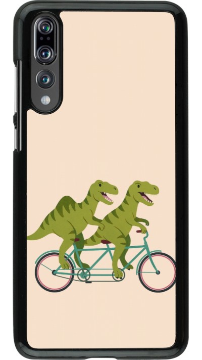 Huawei P20 Pro Case Hülle - Dinosaurs on bikes 2026