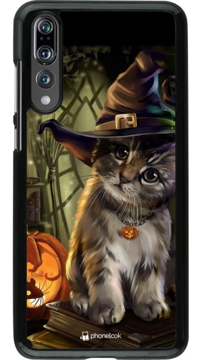 Hülle Huawei P20 Pro - Halloween 21 Witch cat