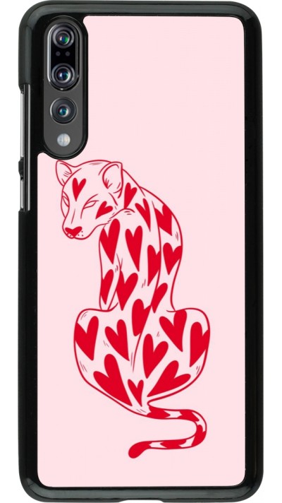 Huawei P20 Pro Case Hülle - Leopard with hearts 2026