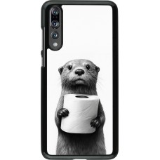 Huawei P20 Pro Case Hülle - Otter Toilettenpapier