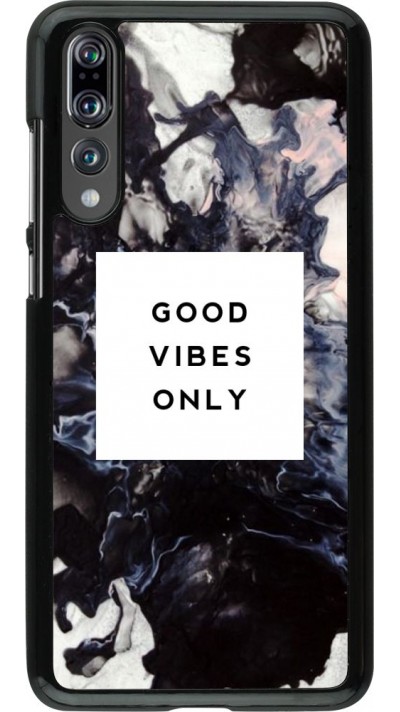 Hülle Huawei P20 Pro - Marble Good Vibes Only
