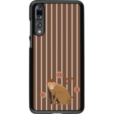 Huawei P20 Pro Case Hülle - Monkey with stripes