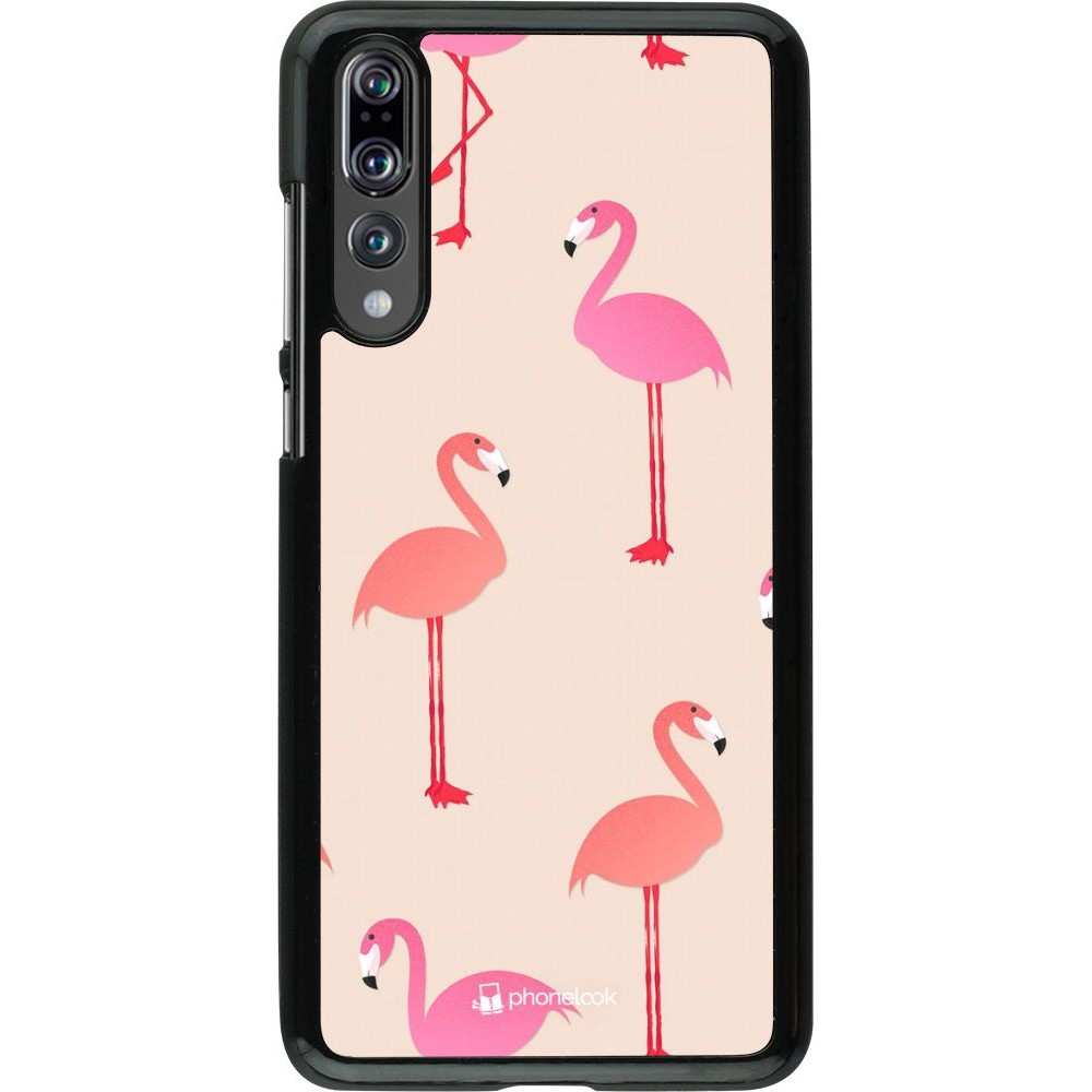 Hülle Huawei P20 Pro - Pink Flamingos Pattern
