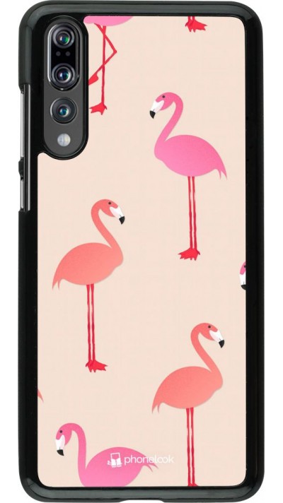 Hülle Huawei P20 Pro - Pink Flamingos Pattern