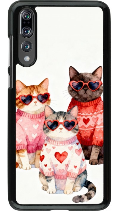 Huawei P20 Pro Case Hülle - Saint Valentines Day 26 Cat Love