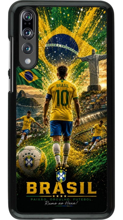 Huawei P20 Pro Case Hülle - Fussball Brasilien splash 2026