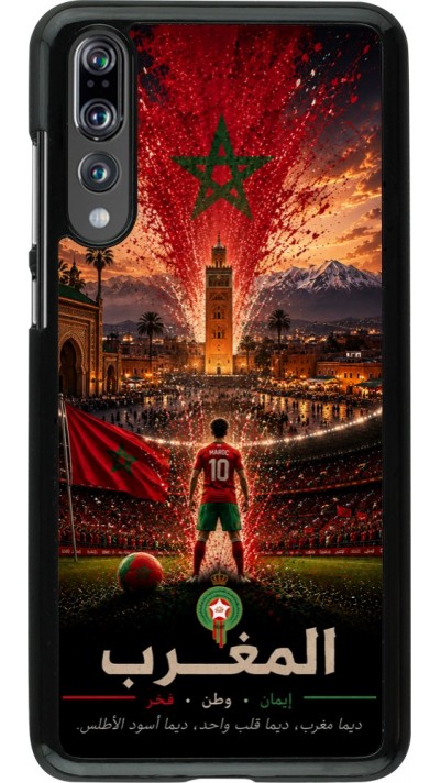 Huawei P20 Pro Case Hülle - Fussball Marokko splash 2026