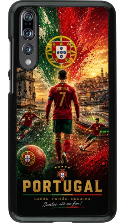 Huawei P20 Pro Case Hülle - Fussball Portugal splash 2026