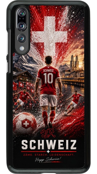 Huawei P20 Pro Case Hülle - Fussball Schweiz splash 2026
