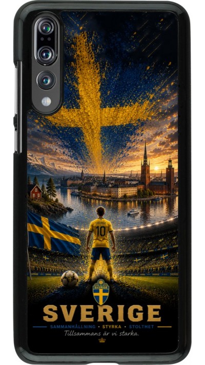 Huawei P20 Pro Case Hülle - Fussball Schweden splash 2026
