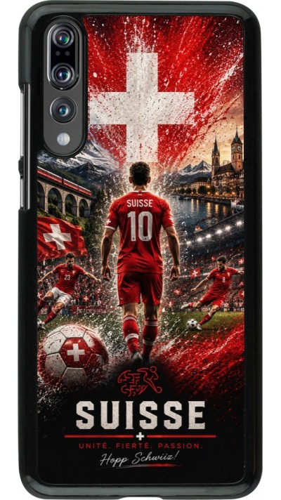Huawei P20 Pro Case Hülle - Fussball Suisse splash 2026