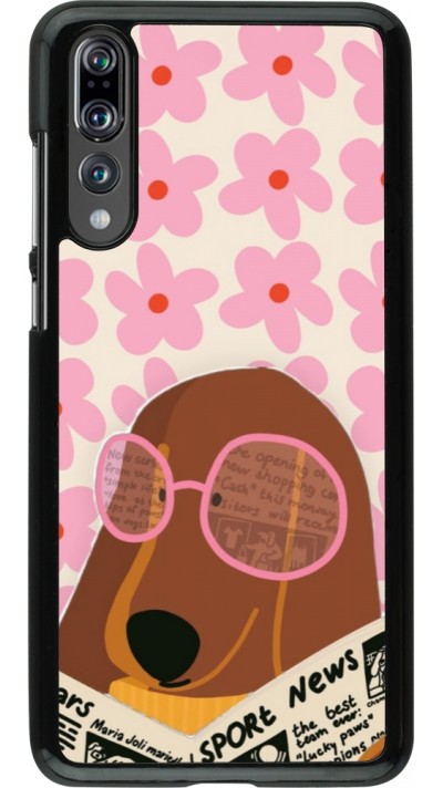 Huawei P20 Pro Case Hülle - Dog with newspaper 2026