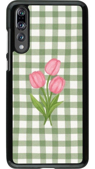 Huawei P20 Pro Case Hülle - Green vichy tulips 2026