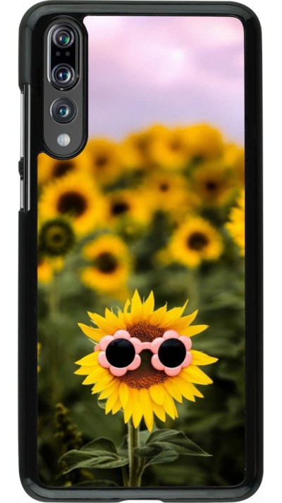 Huawei P20 Pro Case Hülle - Sunflower with glasses 2026