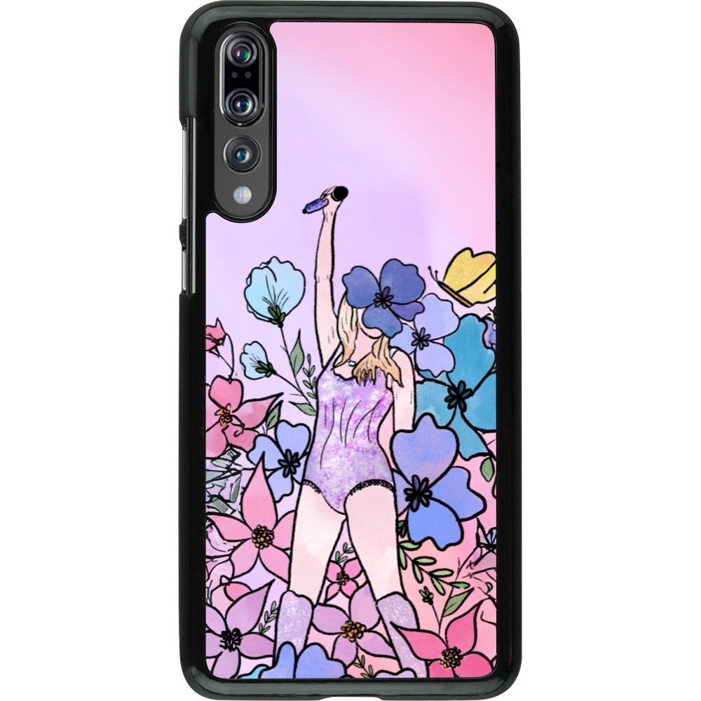 Huawei P20 Pro Case Hülle - Taylor Swift Sketch - Pink
