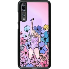 Huawei P20 Pro Case Hülle - Taylor Swift Sketch - Pink