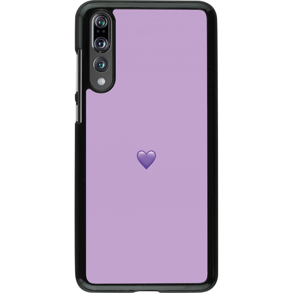 Huawei P20 Pro Case Hülle - Valentine 2023 purpule single heart