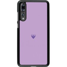 Huawei P20 Pro Case Hülle - Valentine 2023 purpule single heart