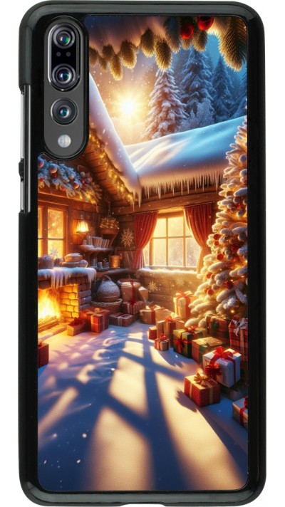 Huawei P20 Pro Case Hülle - Weihnachten Chalet Feerie