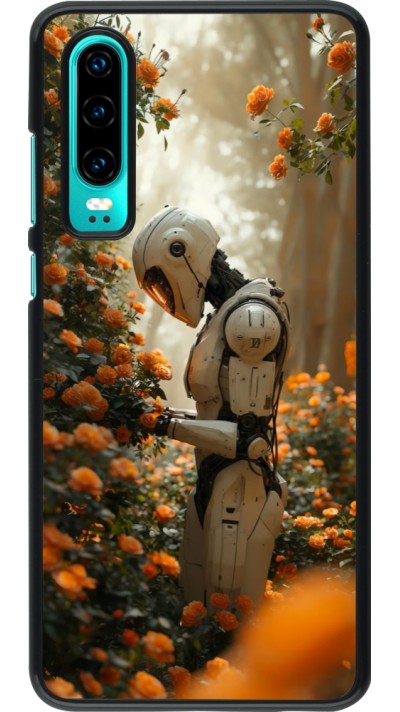 Huawei P30 Case Hülle - Astronaut flowers 2025