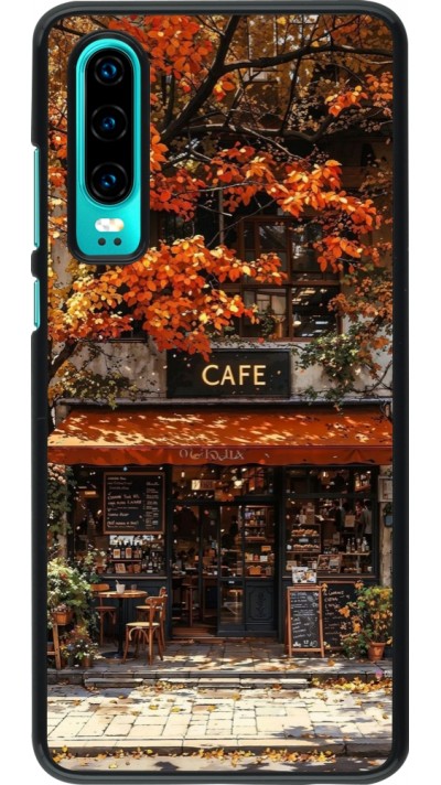 Coque Huawei P30 - Autumn 25 Coffee shop