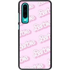 Huawei P30 Case Hülle - Barbie light pink pattern