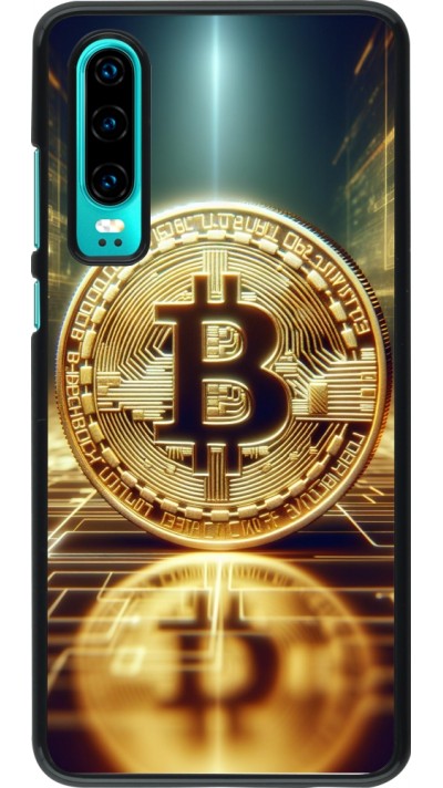 Huawei P30 Case Hülle - Bitcoin Stehen