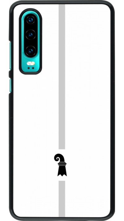 Coque Huawei P30 - Canton BS blanc
