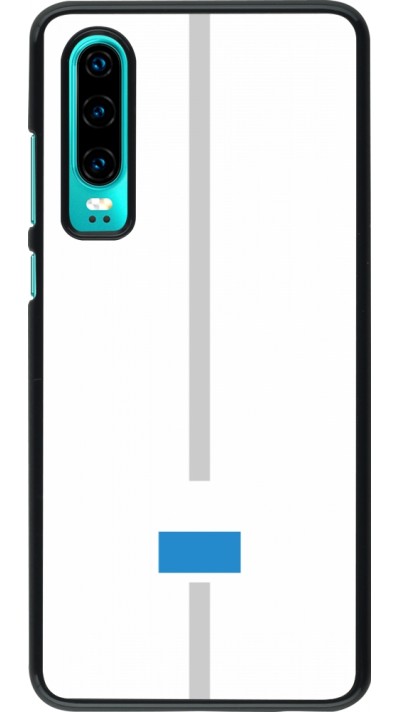 Coque Huawei P30 - Canton LU blanc