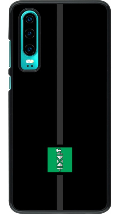 Coque Huawei P30 - Canton SG noir