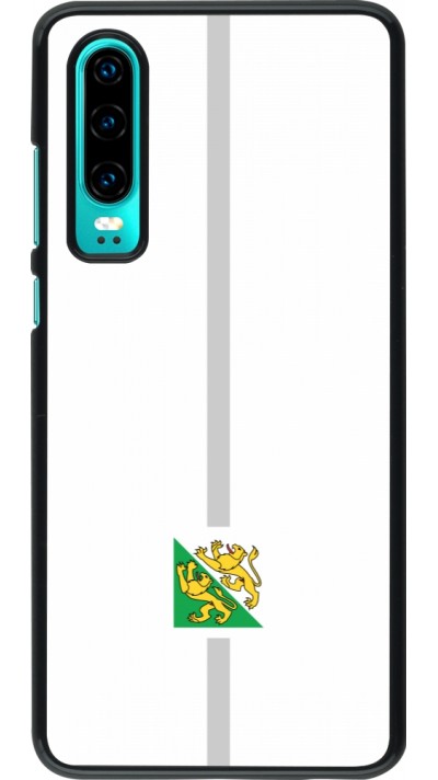 Coque Huawei P30 - Canton TG blanc