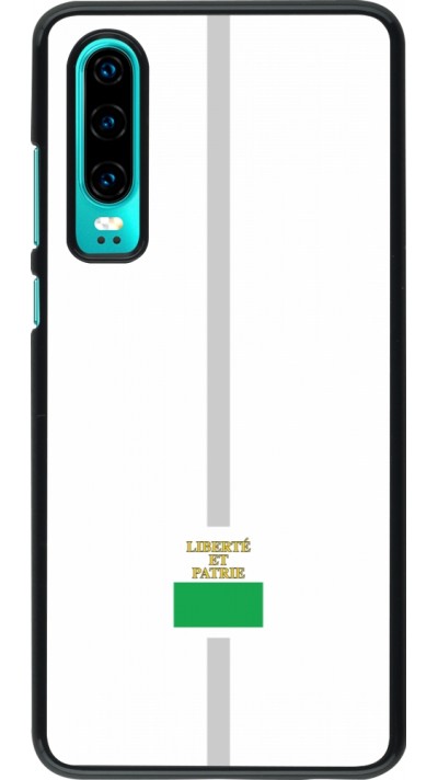 Coque Huawei P30 - Canton VD blanc
