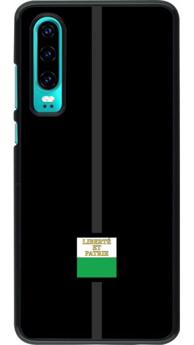 Coque Huawei P30 - Canton VD noir