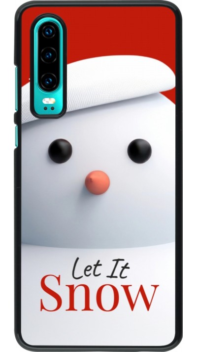 Huawei P30 Case Hülle - Christmas 25 Xmas Snowman