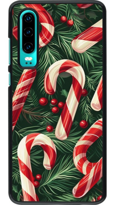 Huawei P30 Case Hülle - Christmas 25 Xmas Stick