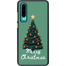 Huawei P30 Case Hülle - Christmas 25 Xmas Tree