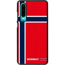 Huawei P30 Case Hülle - Norwegen 2026 personalisierbares Fussballtrikot