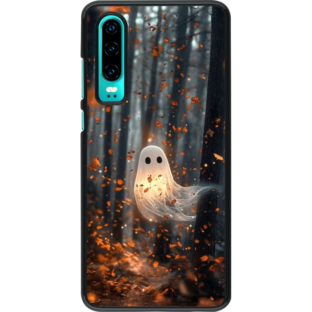 Huawei P30 Case Hülle - Halloween 2025 Ghost in the forest
