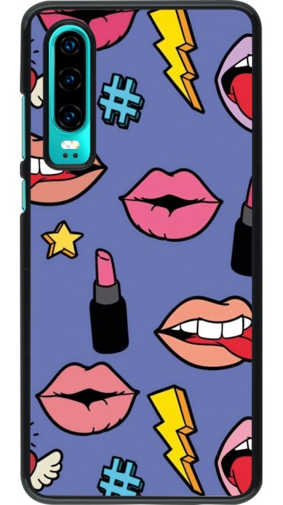 Huawei P30 Case Hülle - Lips and lipgloss