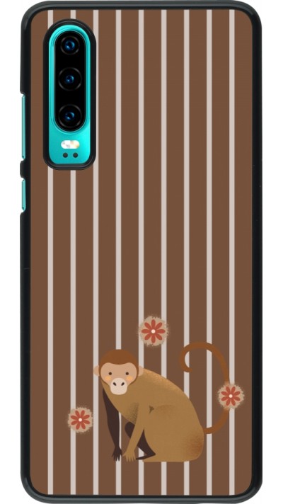 Coque Huawei P30 - Monkey with stripes