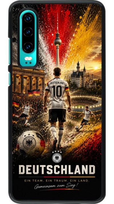 Huawei P30 Case Hülle - Fussball Deutschland splash 2026