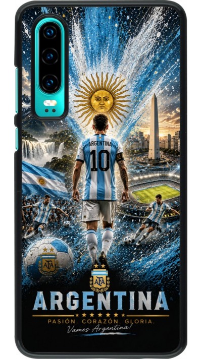 Huawei P30 Case Hülle - Fussball Argentinien splash 2026