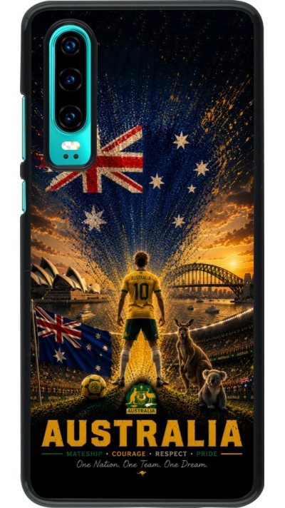 Huawei P30 Case Hülle - Fussball Australien splash 2026