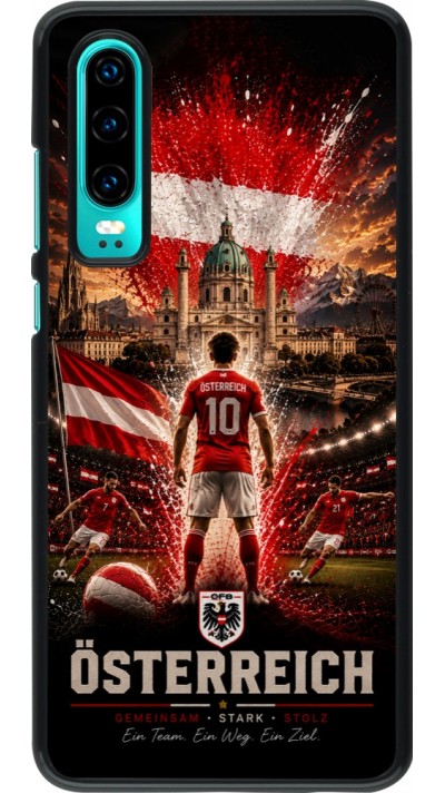 Huawei P30 Case Hülle - Fussball Österreich splash 2026